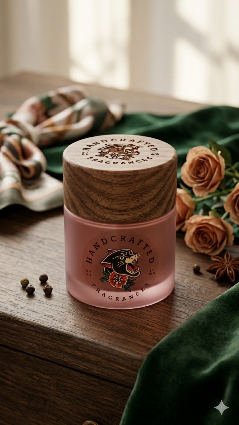 Dusty pink wood top diffuser